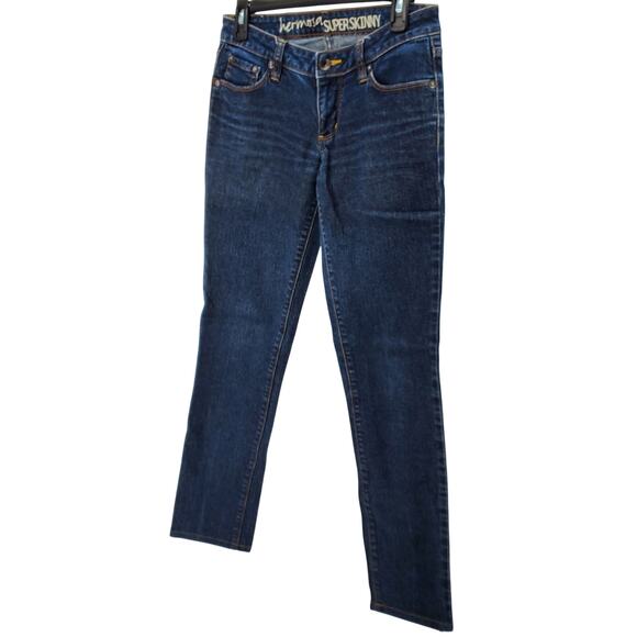 Bull Head Juniors Size 5R Hermosa Super‎ Skinny Blue Jeans Pre-Owned - Picture 2 of 6